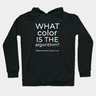 What Color Is The Algorithm? Hoodie